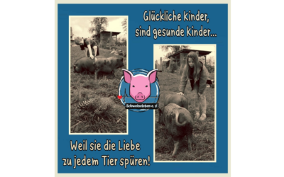 Glückliche Kinder sind gesunde Kinder, weil sie die Liebe zu jedem Tier spüren! (von Tasha Lein)